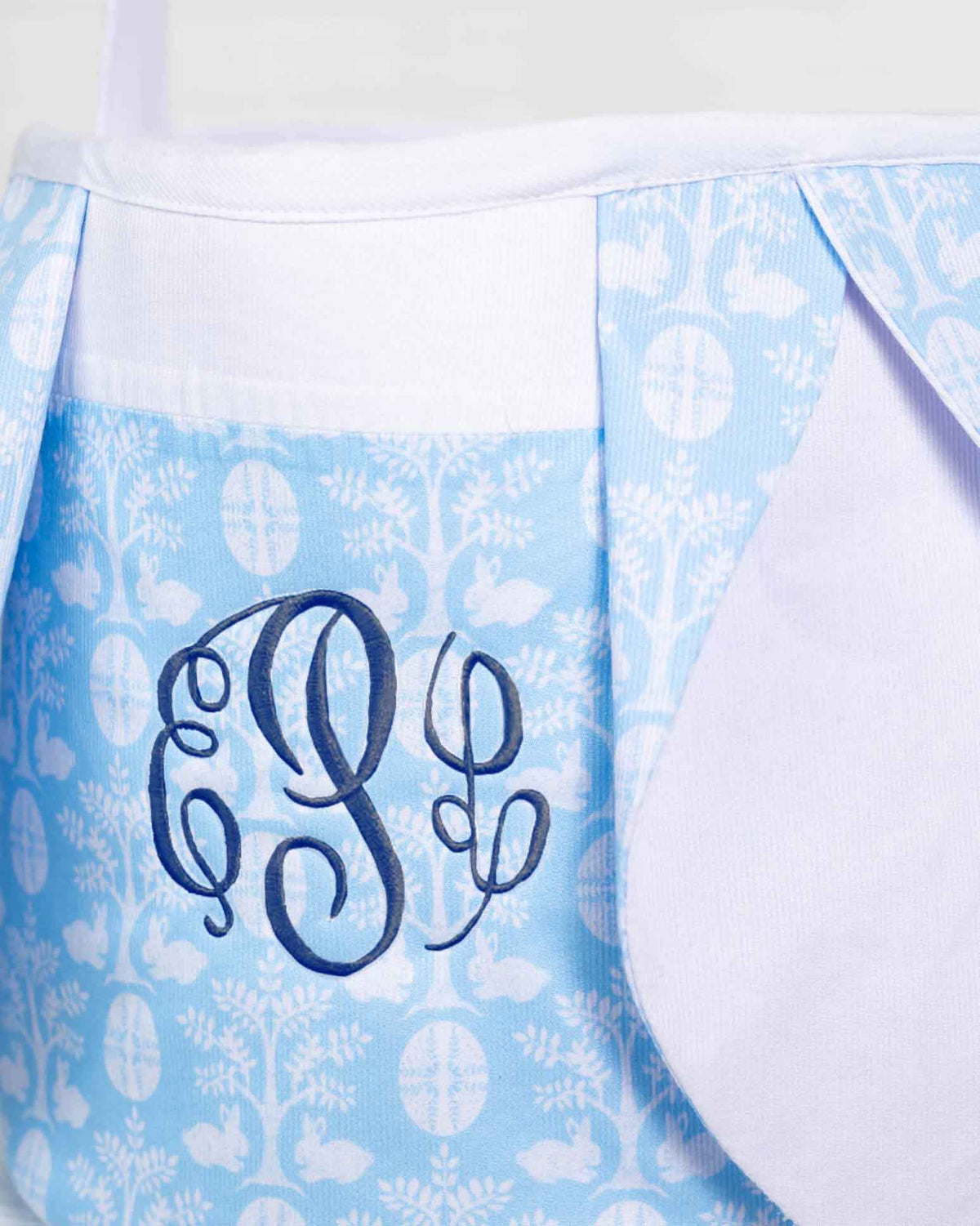 Easter Basket in Blue Bunny- FINAL SALE