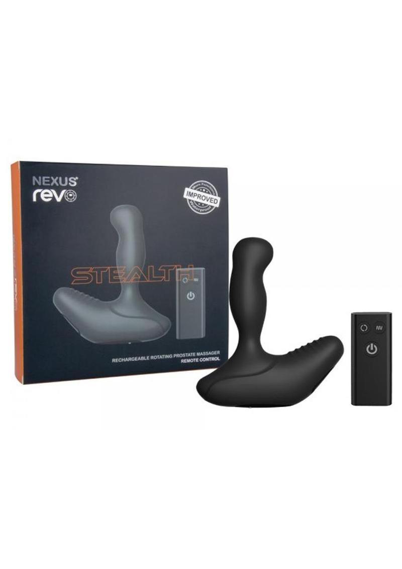 Nexus Revo Stealth Rechargeable Silicone Rotating Prostate Massager