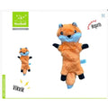 Nunbell Plush Fox Dog Toy Soft Squeaky Playmate