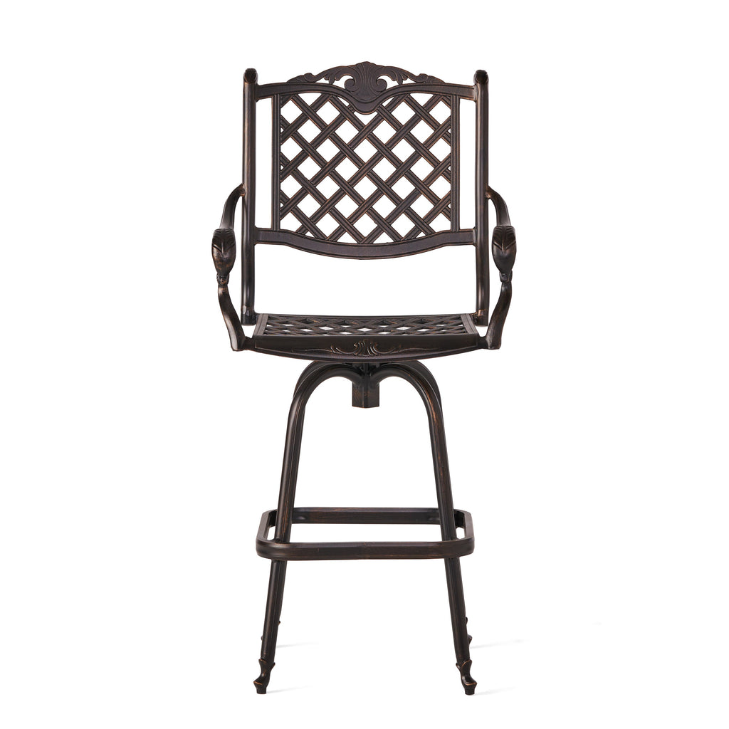 Cast Aluminum Bar Stool