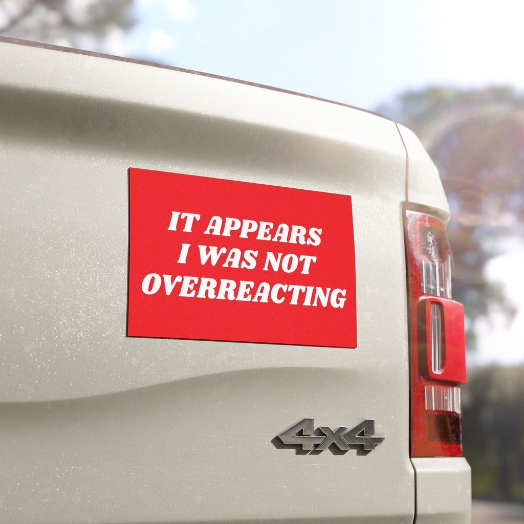 Overreacting Sticker & Magnet