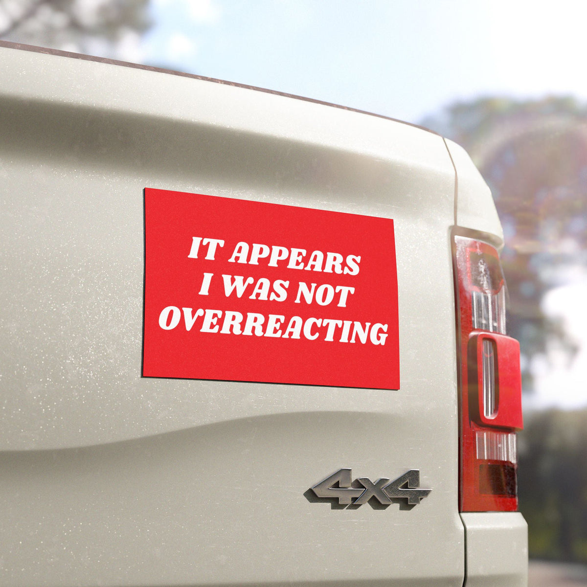 Overreacting Sticker & Magnet