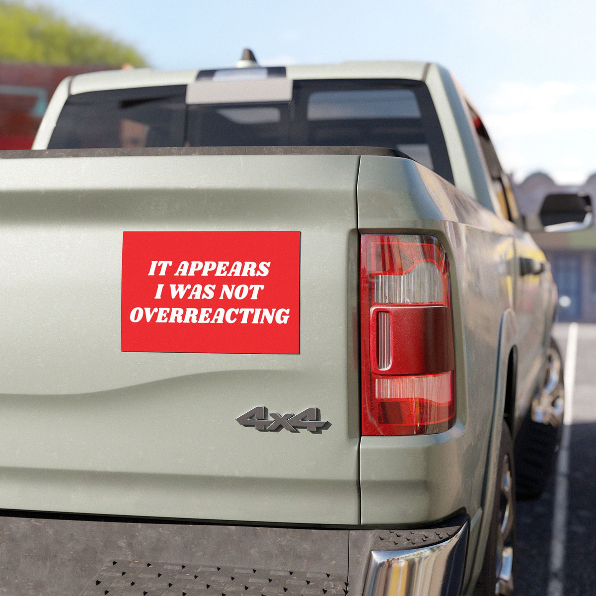 Overreacting Sticker & Magnet