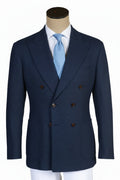 Sartorio Birdseye Virgin Wool Double Breasted Sport Jacket