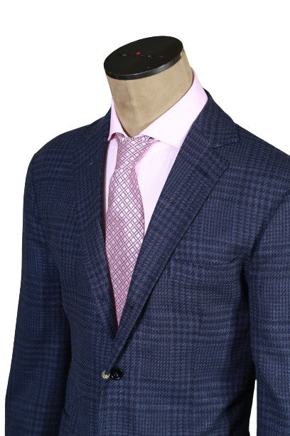 Sartorio Checked Wool-Silk Sport Jacket