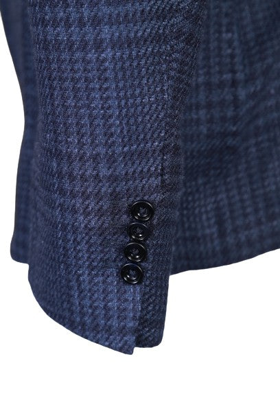 Sartorio Checked Wool-Silk Sport Jacket