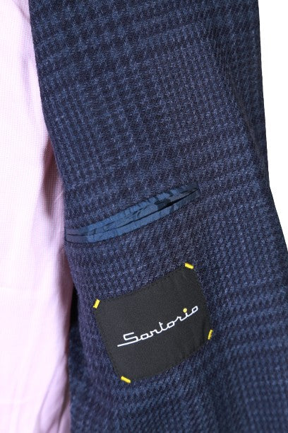 Sartorio Checked Wool-Silk Sport Jacket