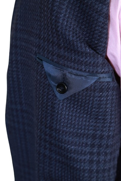Sartorio Checked Wool-Silk Sport Jacket