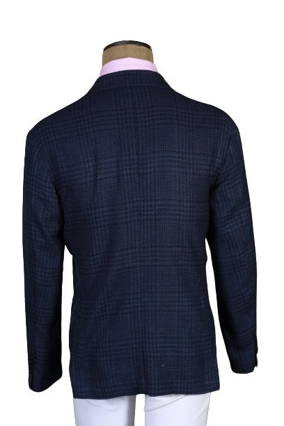 Sartorio Checked Wool-Silk Sport Jacket