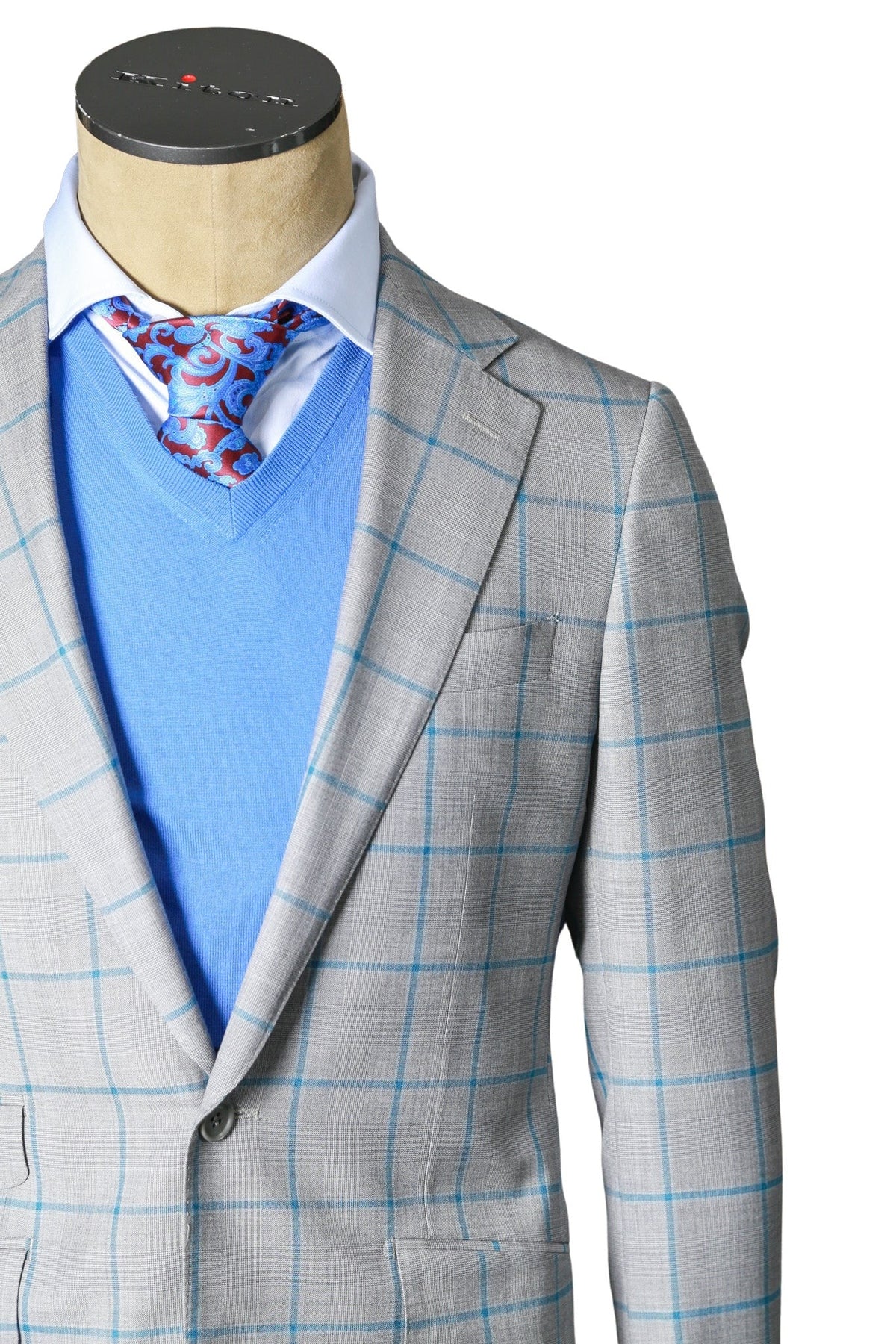 Carlo Barbera Checked Wool Suit (Super 170's Wool)