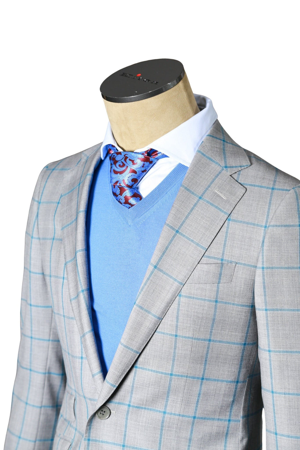Carlo Barbera Checked Wool Suit (Super 170's Wool)