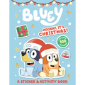 Bluey: Hooray, It's Christmas!: A Sticker & Activity Book - Paperback
