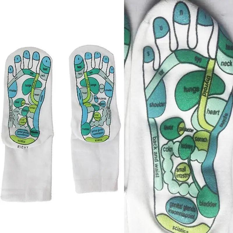 Physiotherapy Massage Points Stress Relieve Socks High Quality Durable Helpful Reflex Zones Anti Stress Sock