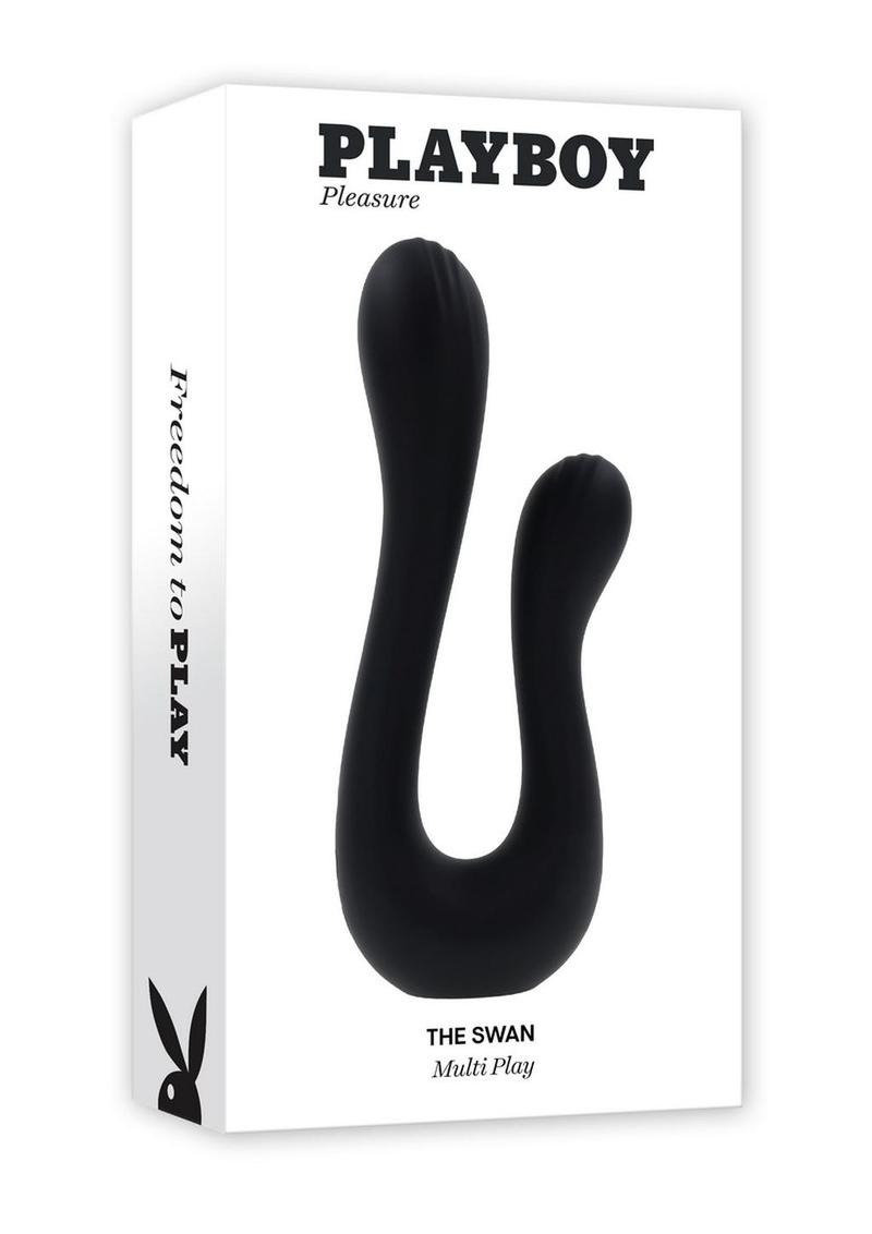 Playboy The Swan Rechargeable Silicone Dual Vibrator