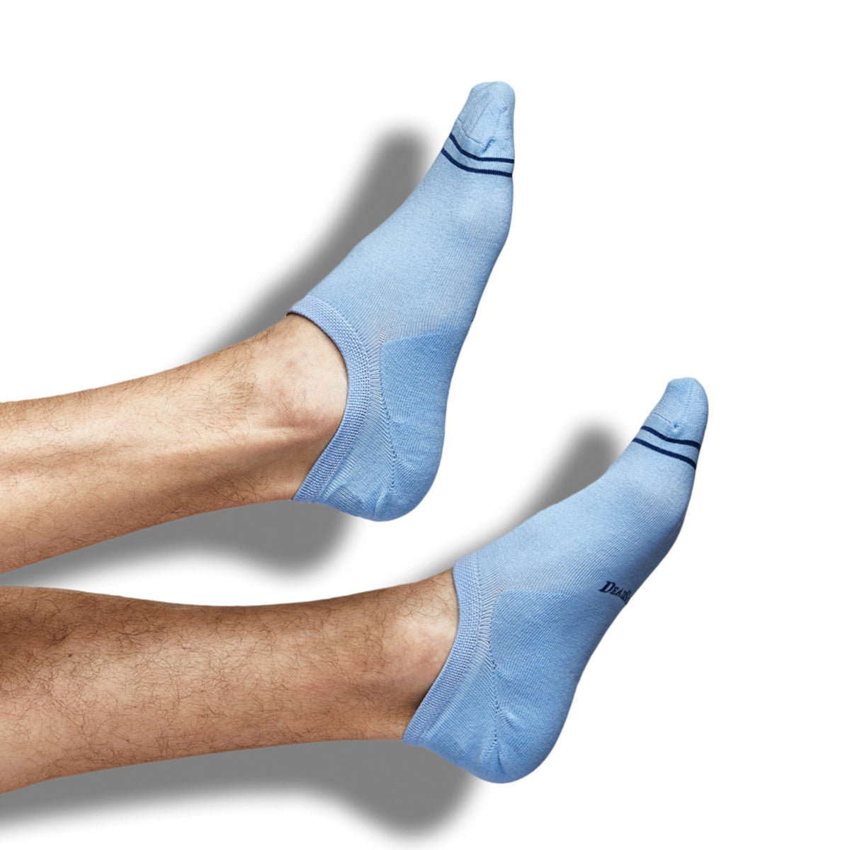 Powder Blue No-Show Socks