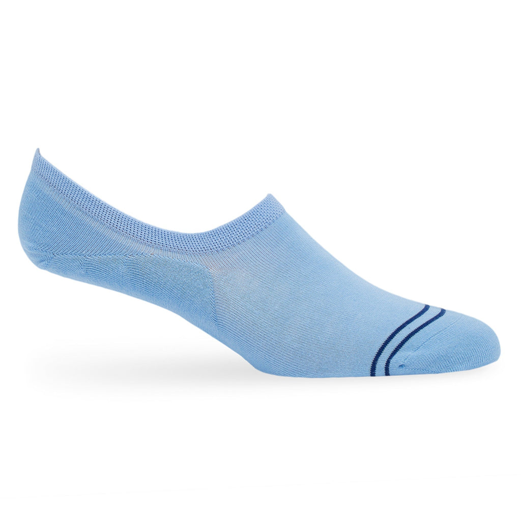 Powder Blue No-Show Socks