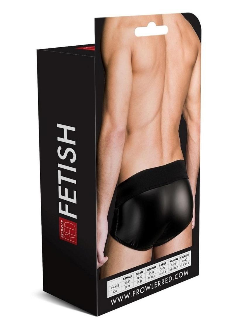 Prowler Red Wetlook Finish Brief