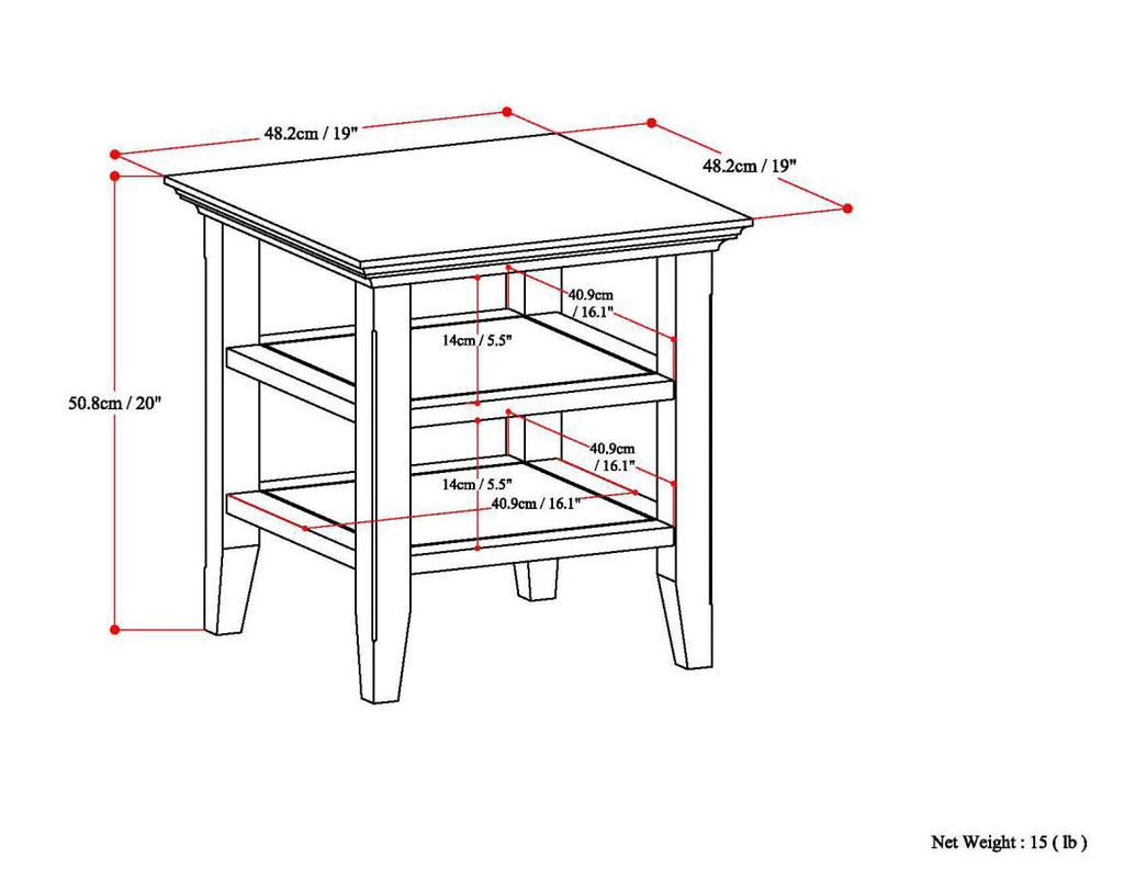 Acadian End Table