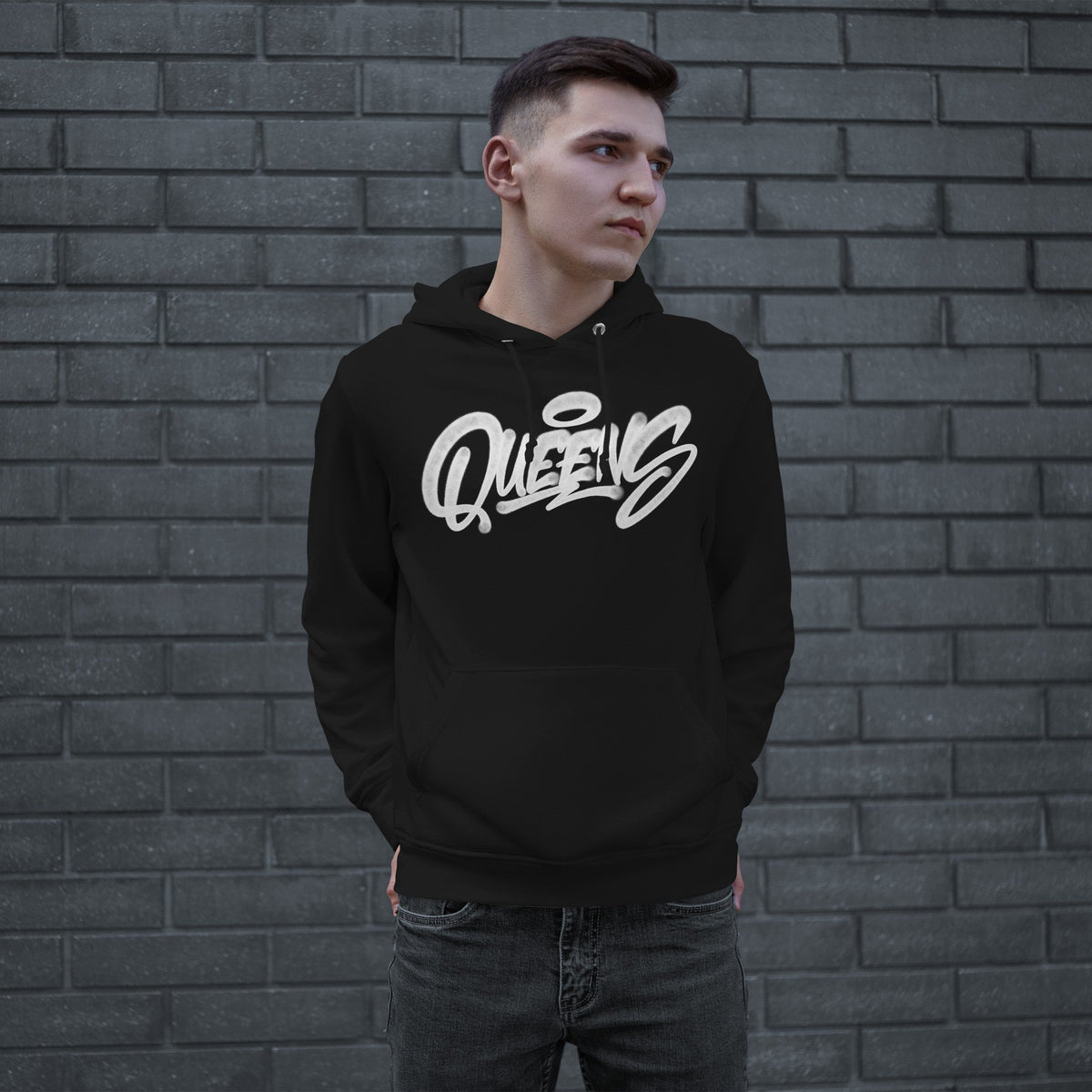 Queens NYC Handstyle Hoodie & Sweatshirt