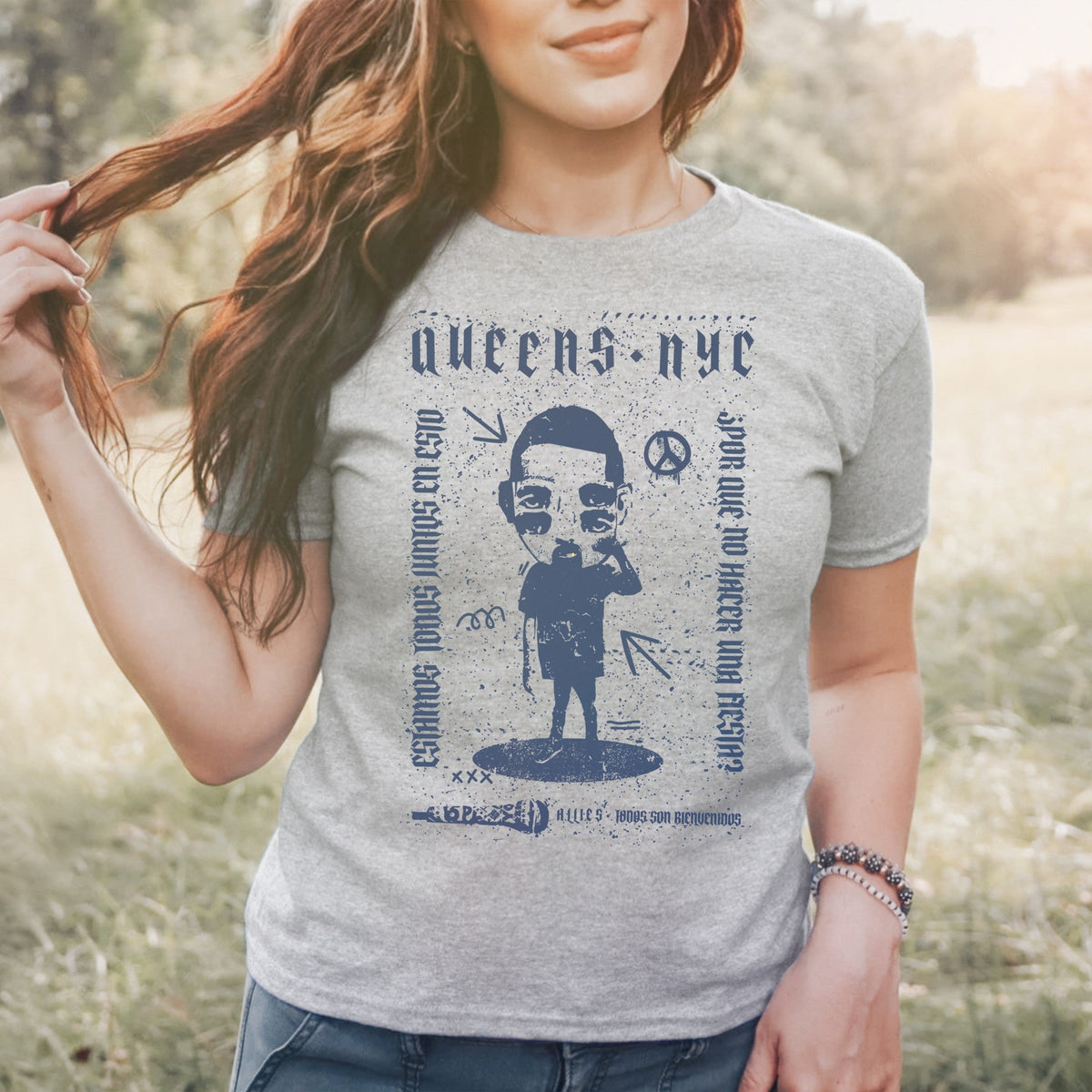 Queens NYC Punk Women's Baby Tee