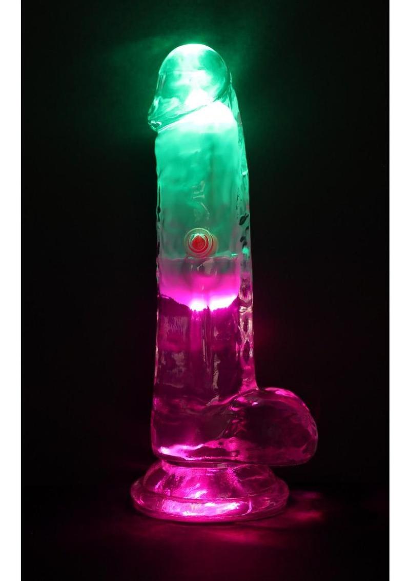 RealRock Rechargeable LED Vibrating Dildo