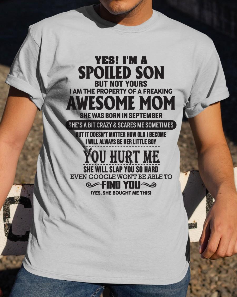 September - Gift for Son from a Legendary Mom ( SKU-MS01-09)