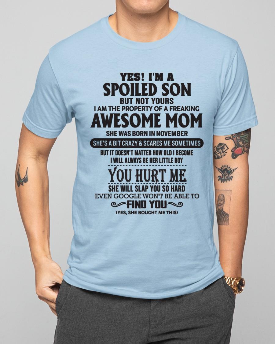November - Gift for Son from a Legendary Mom ( SKU-MS01-11)