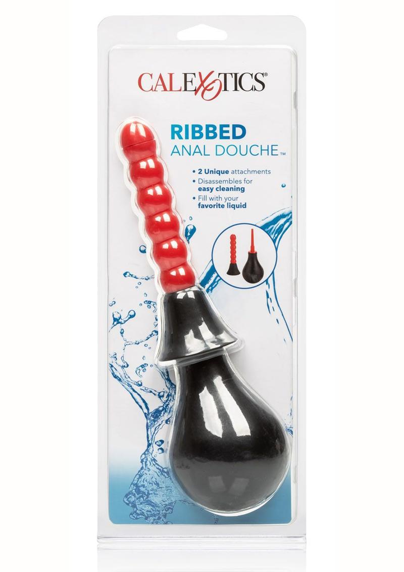 CalExotics Ribbed Anal Douche Cleansing Bulb