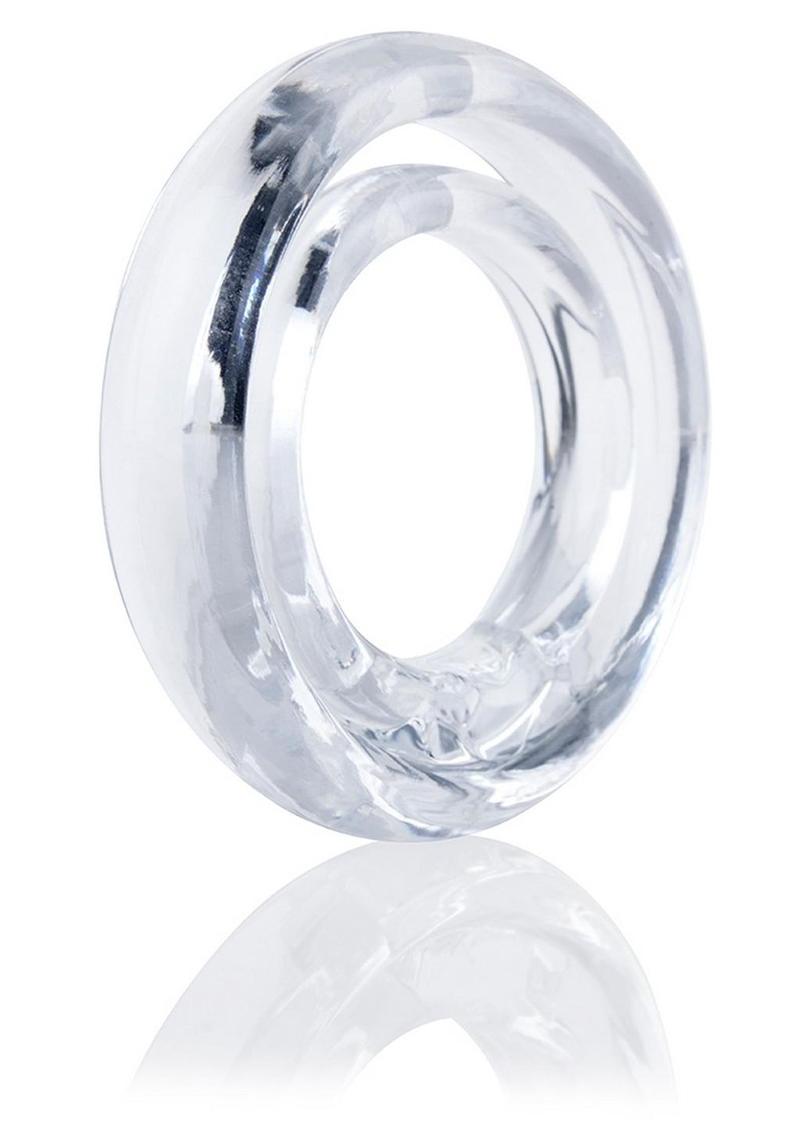 Screaming O Ring O² Clear Stretchy with Ball Sling SEBS Material
