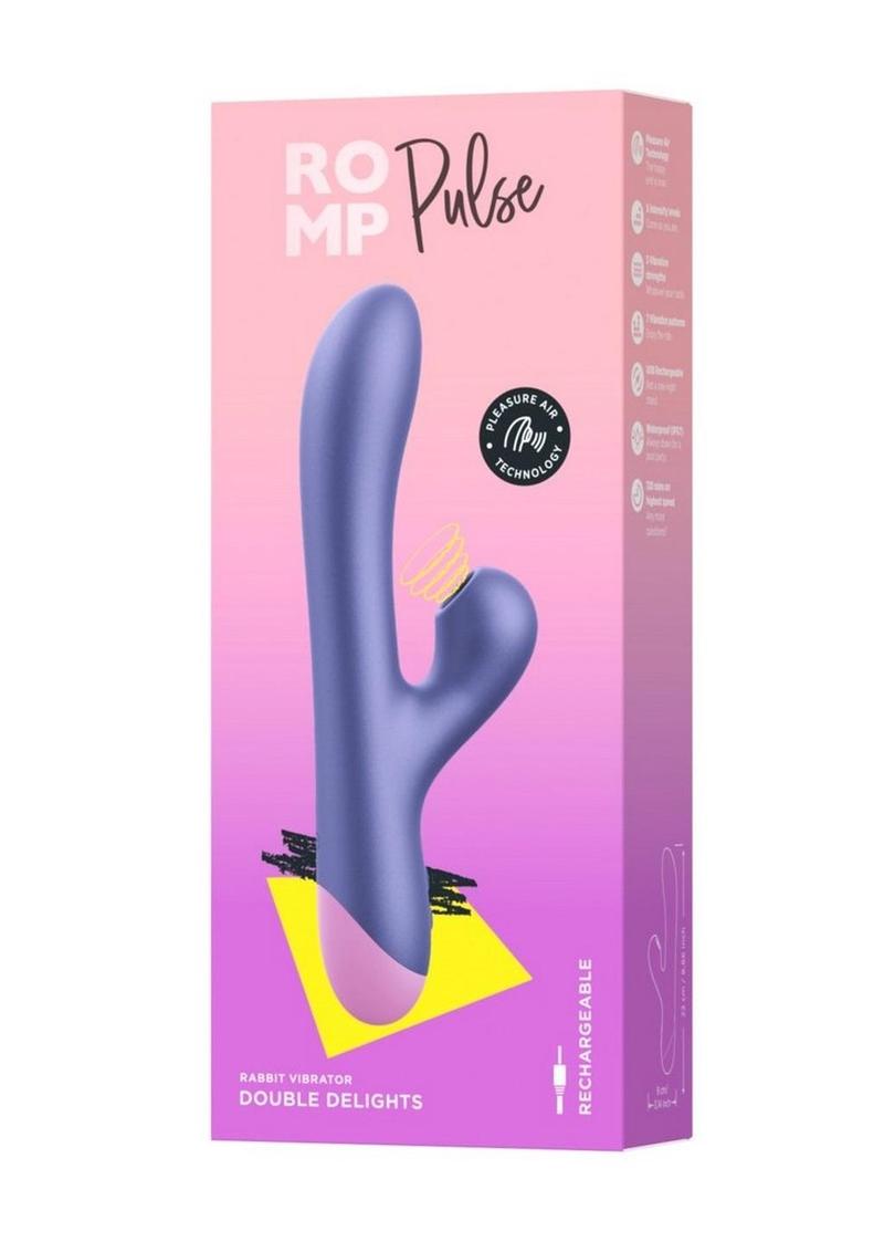Romp Pulse Rabbit Vibrator with Pleasure Air Technology