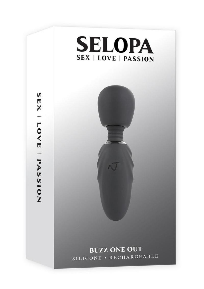 Selopa Buzz One Out Rechargeable Silicone Mini Wand