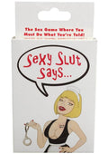 Sexy Slut Says... Card Game