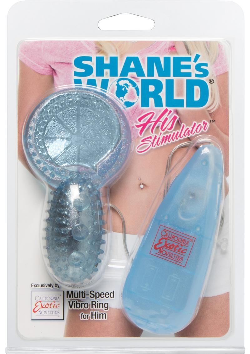 Shane's World His Stimulator Vibrating Cock Ring