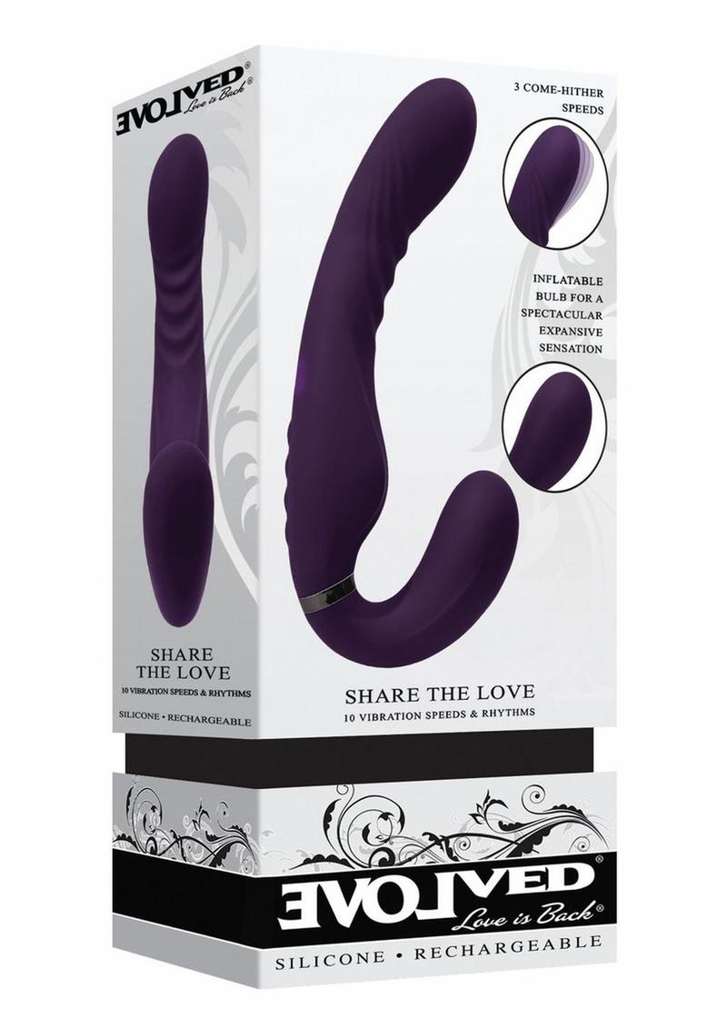 Share The Love Rechargeable Silicone Strap-On