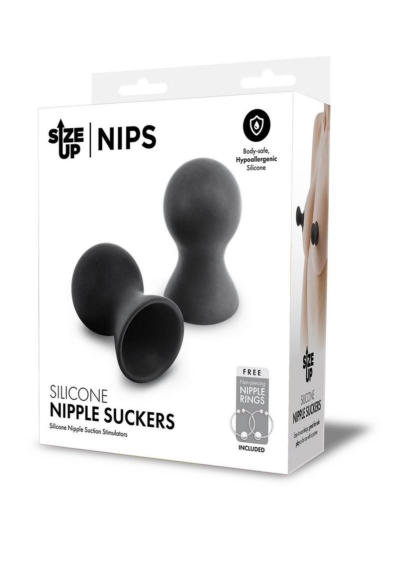 Size Up Silicone Nipple Suckers with Free Nipple Rings