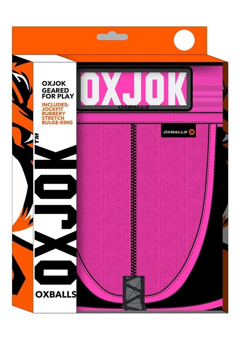 OXJOK Geared For Play Pink Jockfit Rubber Stretch Bulge