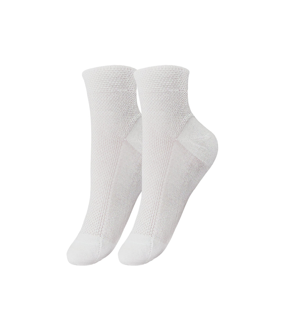 TITTIMITTI® Women’s 100% Organic Mercerized Cotton Filo di Scozia Socks — 1 Pair, Made in Italy