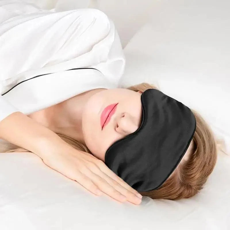 Soft  Silk Sleep Eye Mask Portable Travel Eye Patch Nap Eye Patch Super Smooth Eye Mask Eye Cover Sleeping Mask Night
