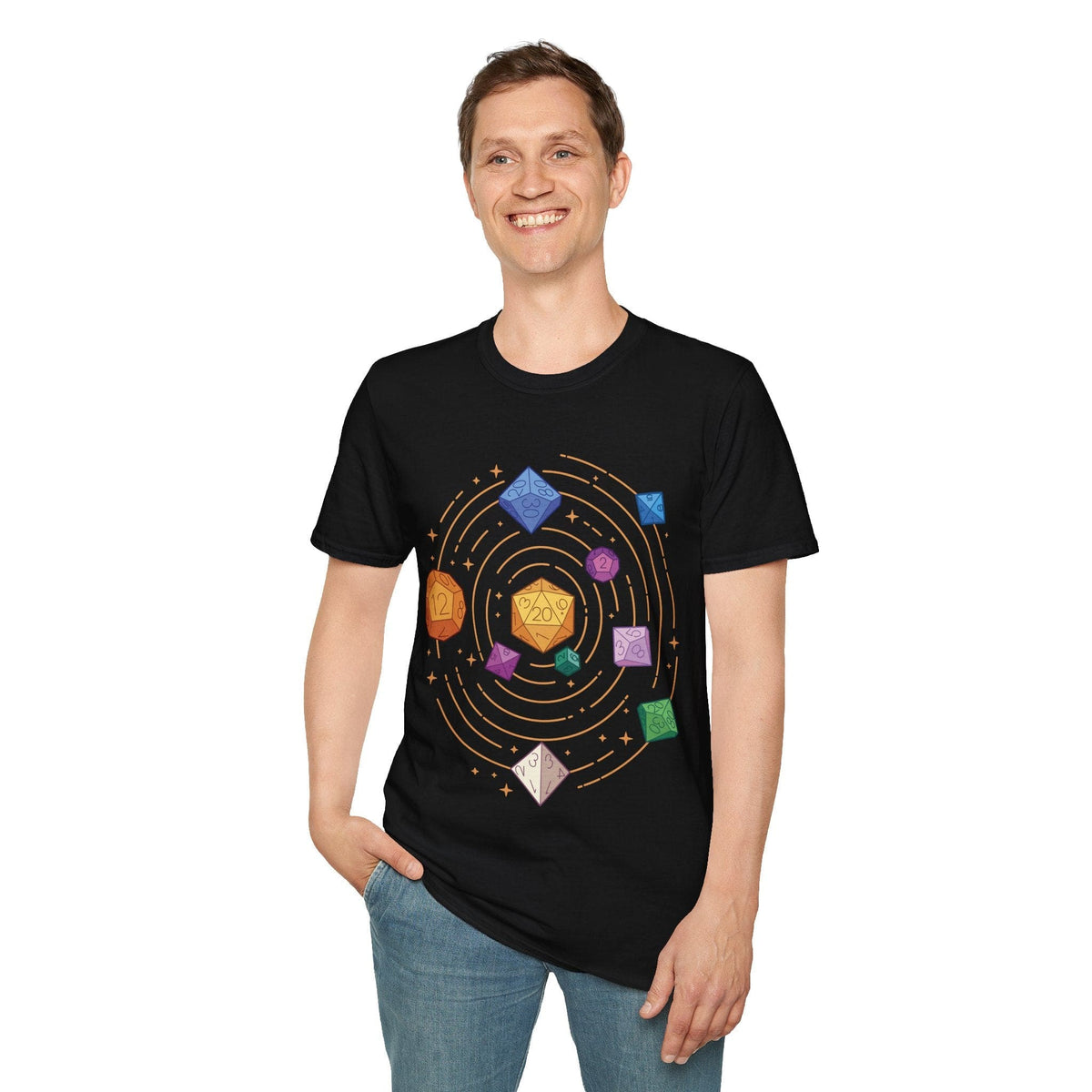 Space Dice Solar System T-shirt