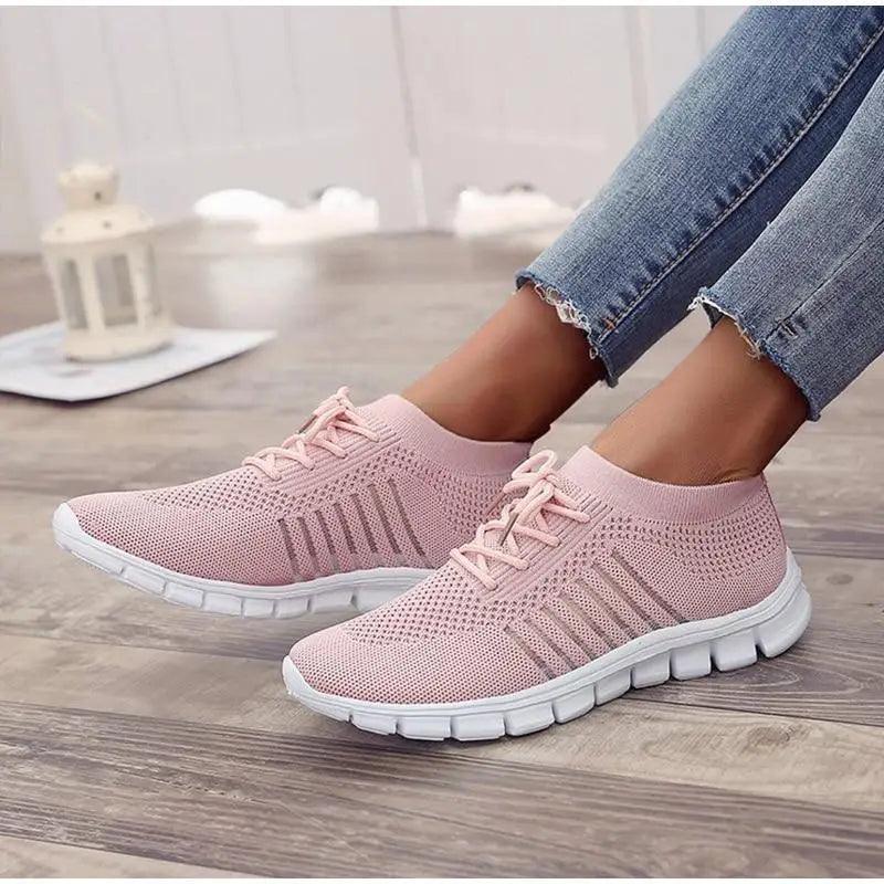 Spring Flat Women's Sneakers Casual Summer Light Mesh Breathable Sport Women Sneakers