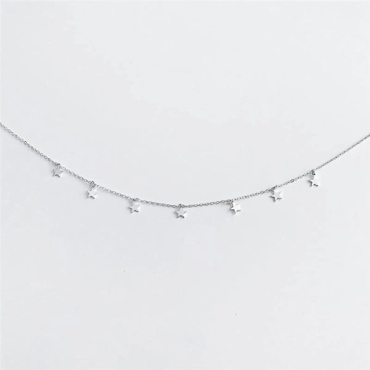 Star Pendant Choker Necklace