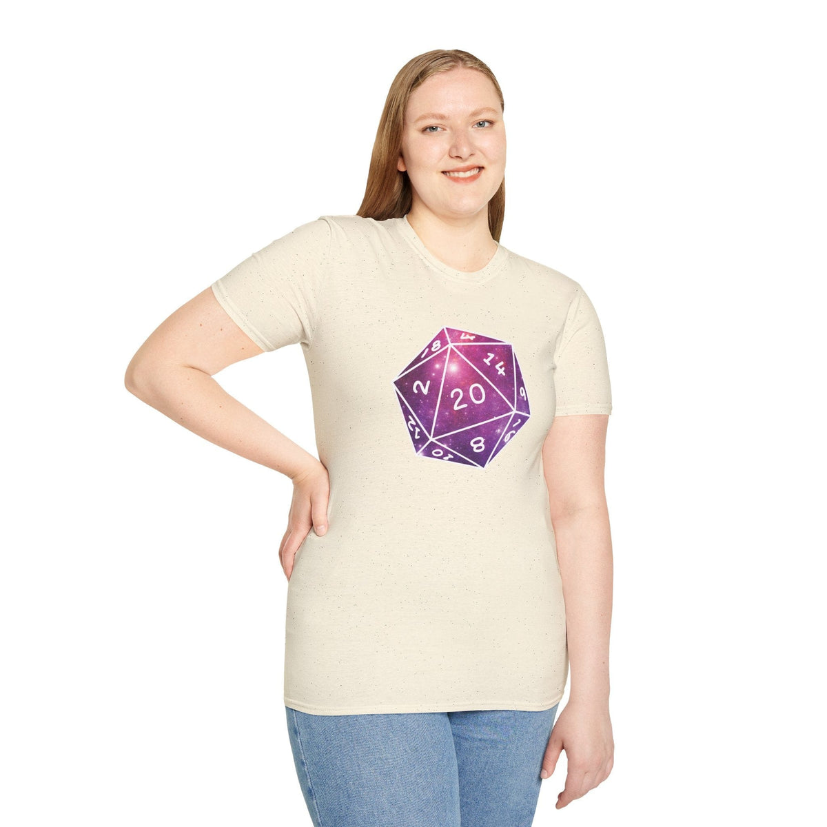 Stars Nebula D20 Dice Shirt