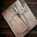 Sterling Silver Double Cable Charm Bracelet — 4.2mm Width, 7" Length (Charm-Collecting Foundation)