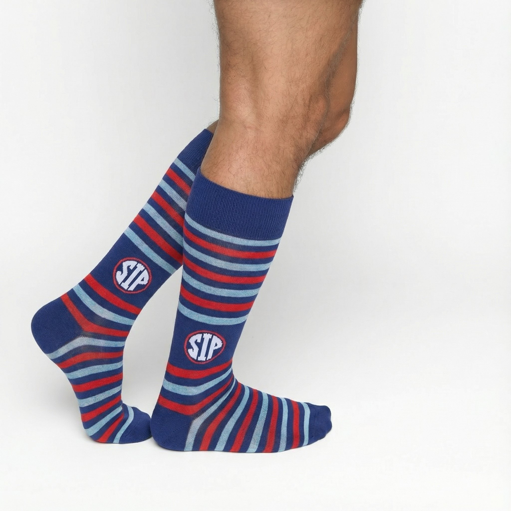Stripe Sip Dress Socks