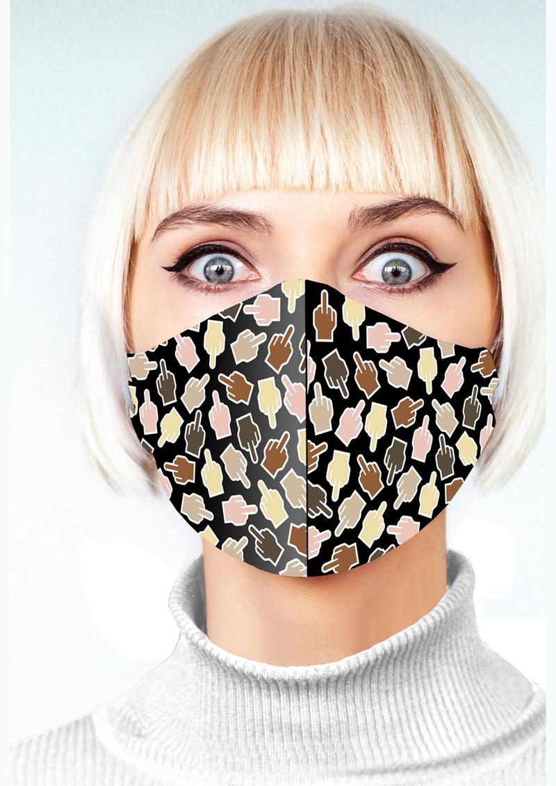 F-You Middle Finger Face Mask