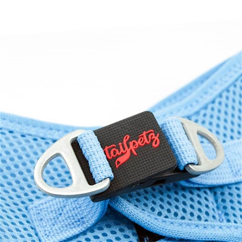 Tailpetz Air-Mesh Dog Harness Breathable Comfort Blue XLarge
