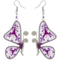 Threaded Butterfly Earrings