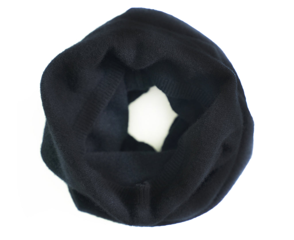 tittimitti® 100% Cashmere Unisex Neck Gaiter — Knitted Loop Scarf