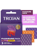 Trojan Pleasure Pack Condoms 3 Count