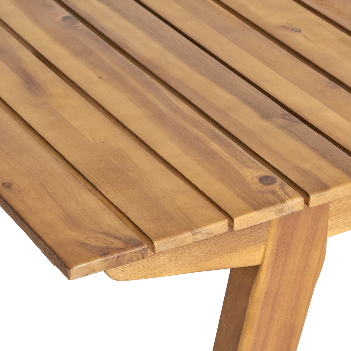 Outdoor 69" Solid Wood Dining Table
